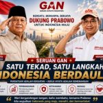 GAN Serukan Persatuan Nasional, Ajak Rakyat Menjadi Pelaku Utama Kemajuan Indonesia