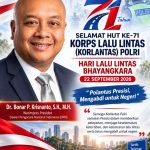 HUT Korlantas Polri ke-71, Dr. Bonar Tekankan Keselamatan Berlalu Lintas